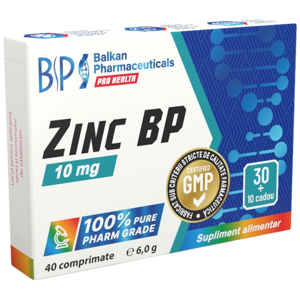 Zinc BP 10 mg - 40 tablete