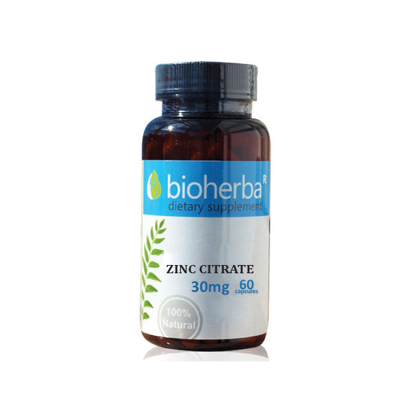 Citrat de zinc 30 mg - 100 capsule