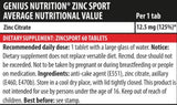 Zinc Sport - 60 tablete