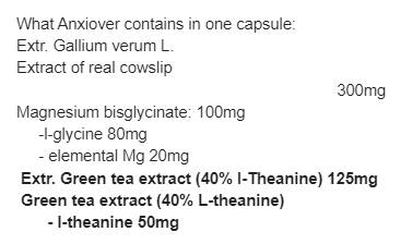 Anxiover 450 mg - 30 capsule