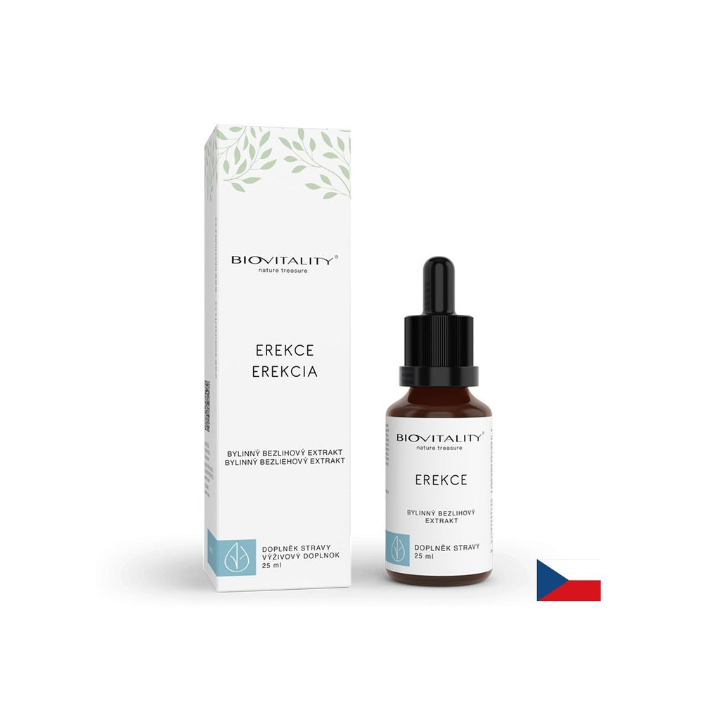 Afrodisiac pentru bărbați Biovitality®, tinctură de 25 ml (fără alcool)