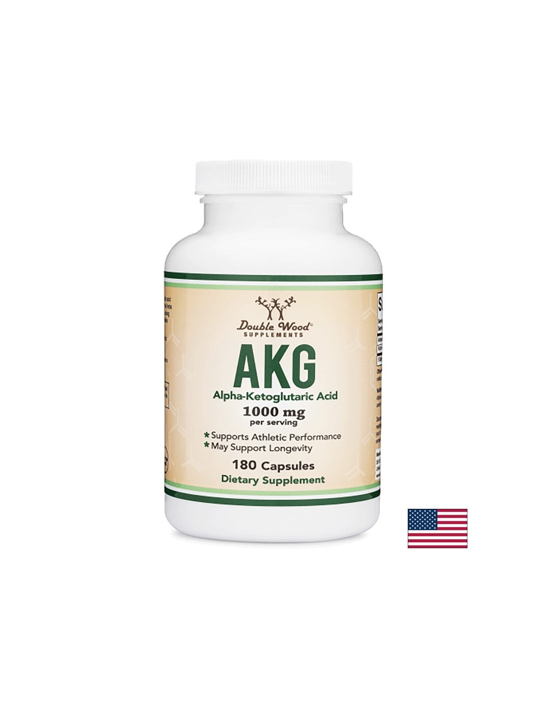 AKG (acid alfa ketoglutaric), 180 capsule Double Wood