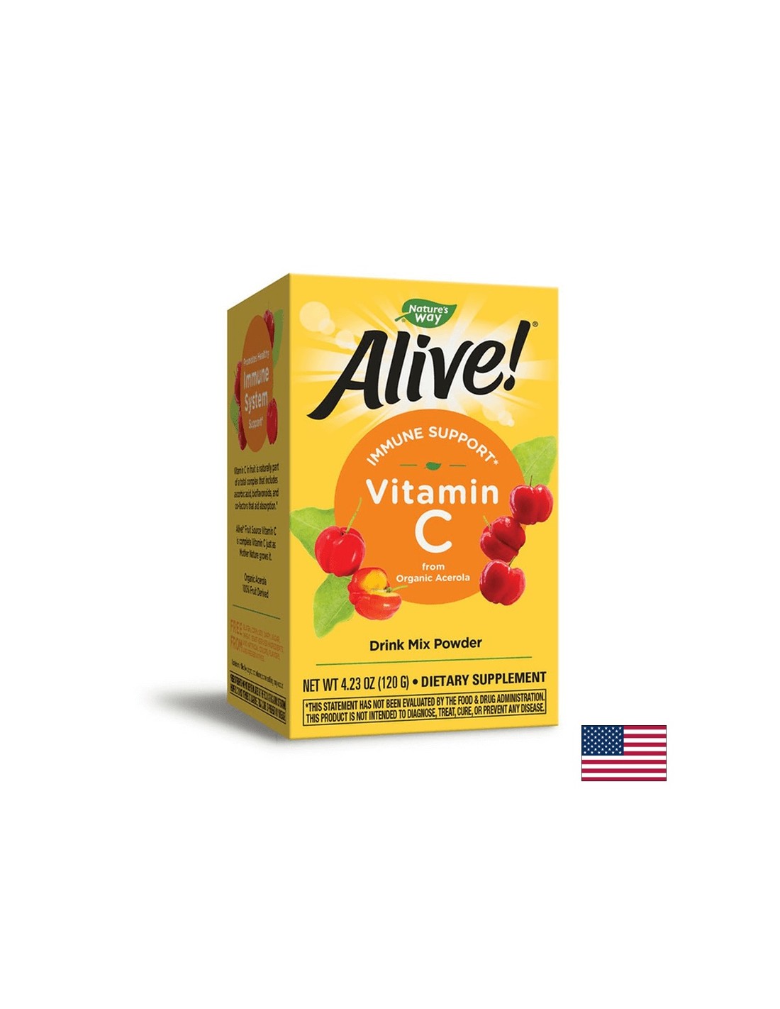 În viaţă! Pulbere de vitamina C - 120 de grame