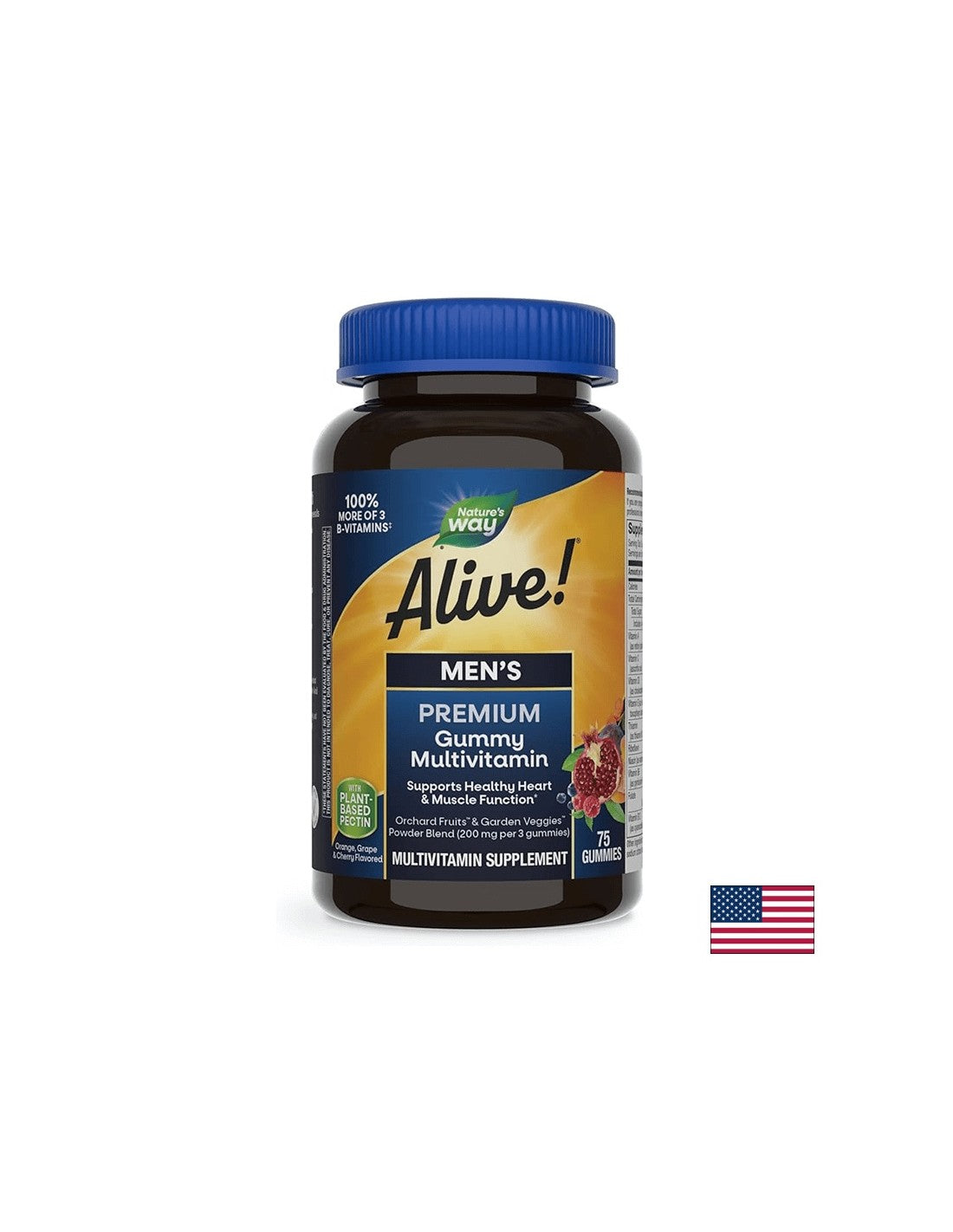 În viaţă! Vitamine Gummy pentru bărbați - 75 de tablete masticabile