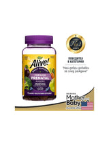 În viaţă! - Multivitamine Alive Premium pentru femei gravide, 75 tablete de jeleu Nature's Way