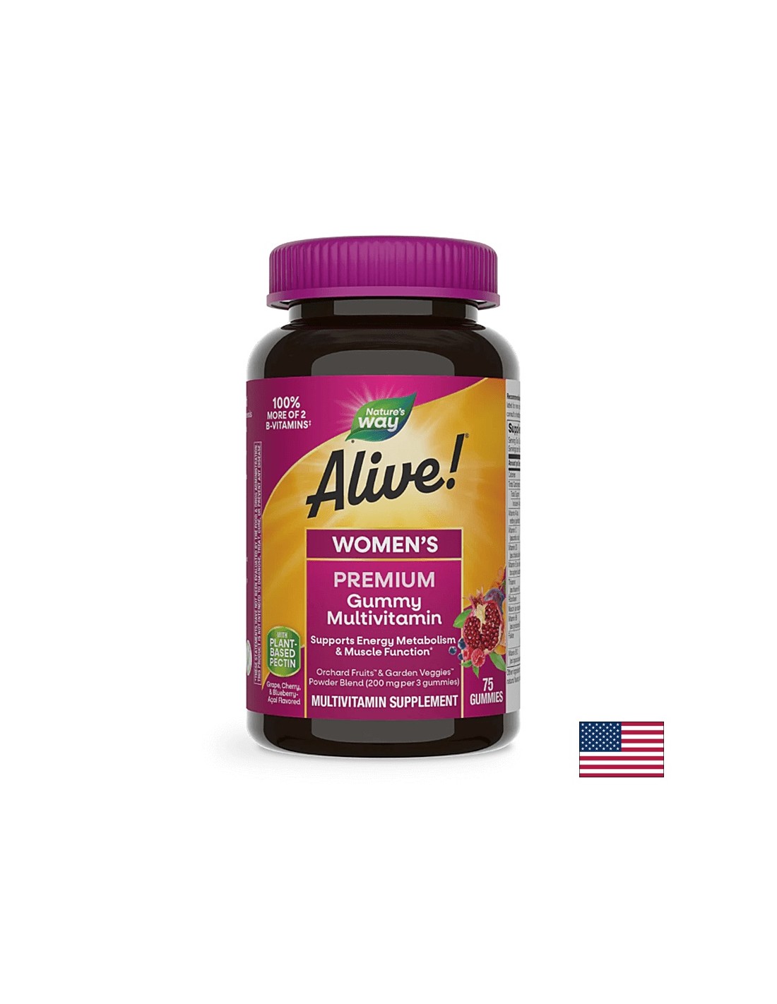 În viaţă! Vitamine Gummy pentru femei - 75 de tablete masticabile