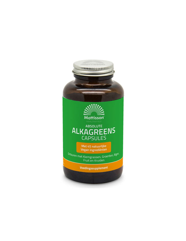 Алкален баланс - АлкаГрийнс - Absolute AlkaGreens, 180 капсули Mattisson Healthstyle - Feel You