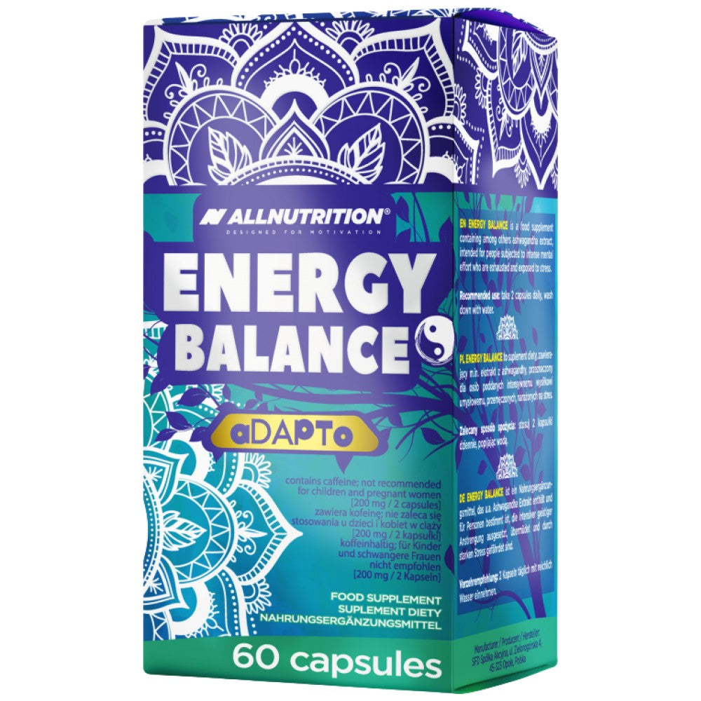 Bilanțul energetic | Cofeina naturala + Adaptogeni - 60 capsule