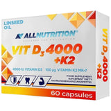 Vitamin D3 4000 + K2 60 капсули - Feel You