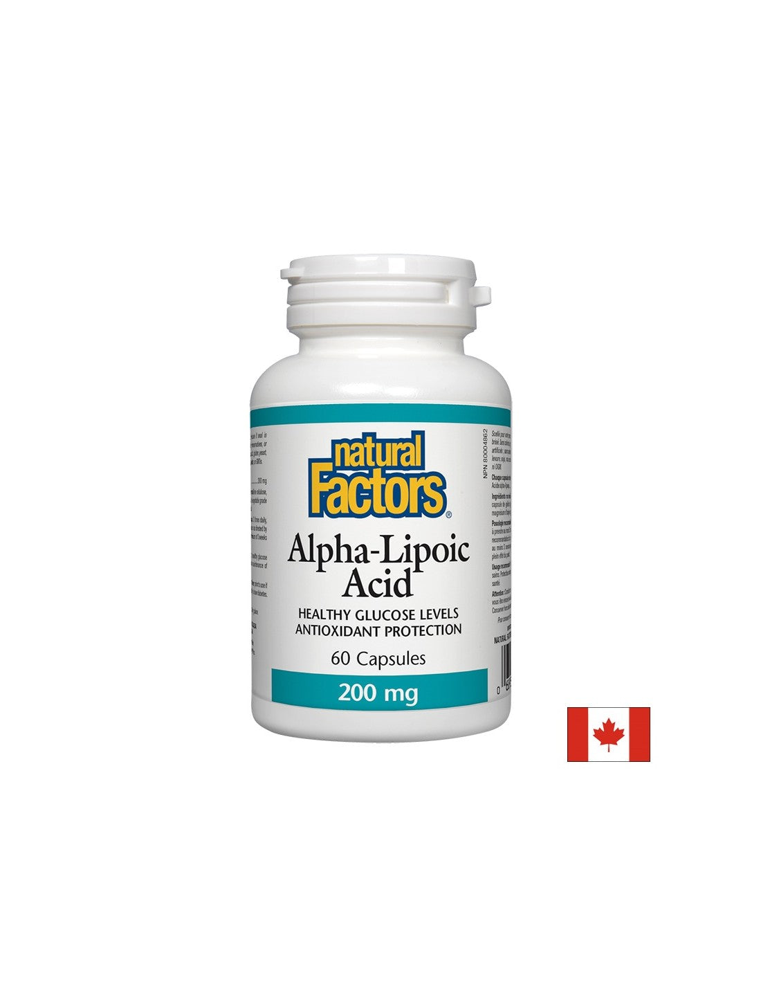 Acid alfa lipoic 200 mg - 60 capsule