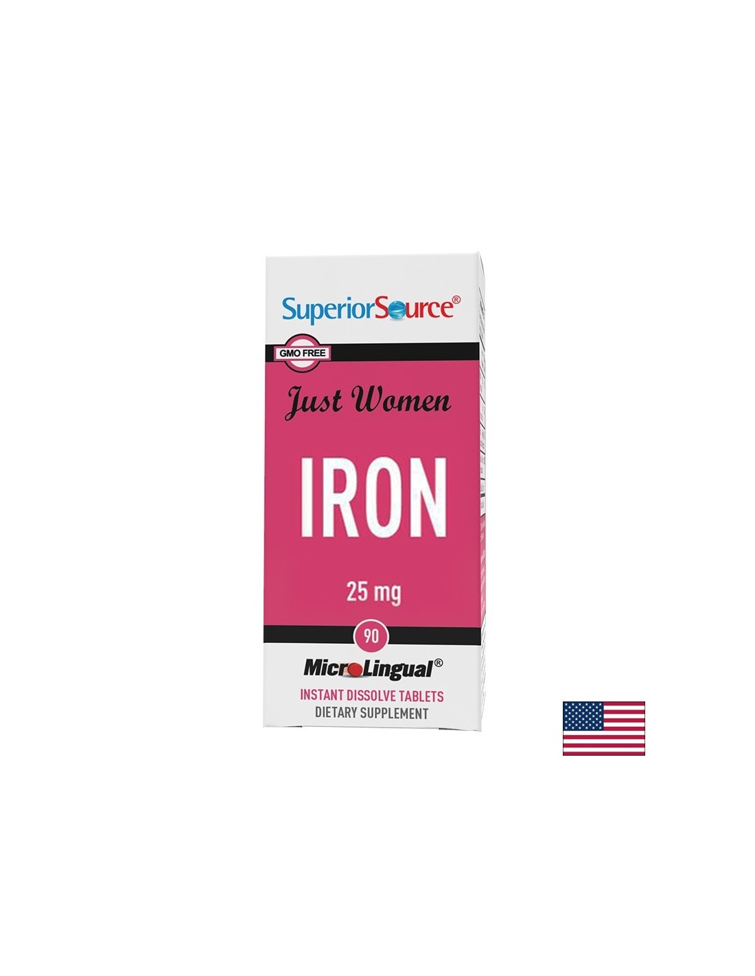 Anemia - Fier - Just Women, 90 comprimate sublinguale Sursa Superior