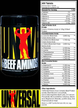 100% Carne de Vită Amino - 400 Tablete