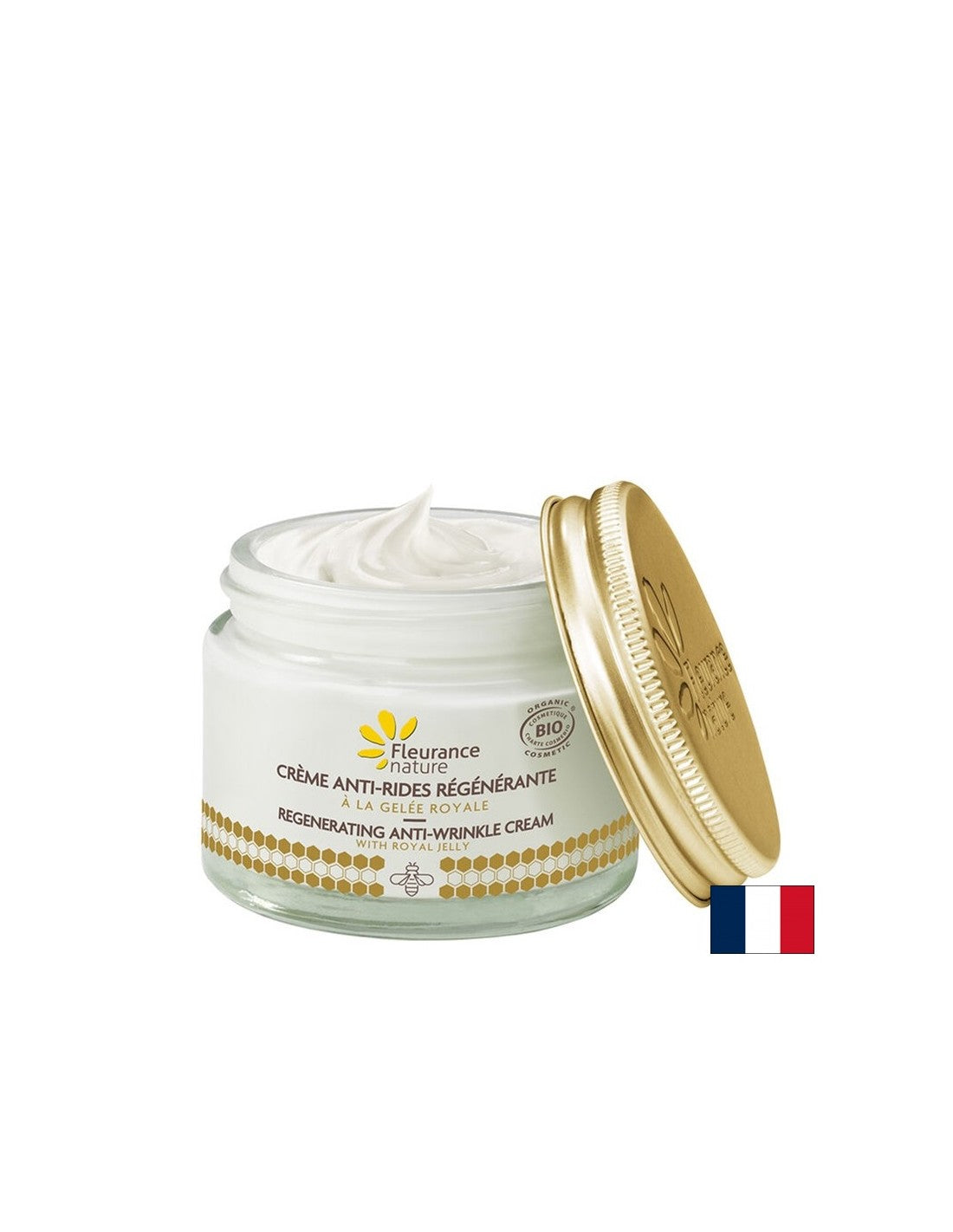 Crema de fata regeneranta anti-imbatranire cu laptisor de matca, 50 ml Fleurance Nature