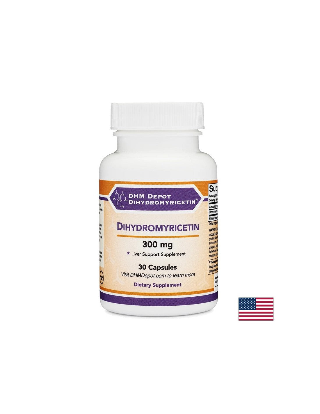Antioxidant - Viță de vie chinezească (Dihydromyricetin), 300 mg x 30 capsule Double Wood