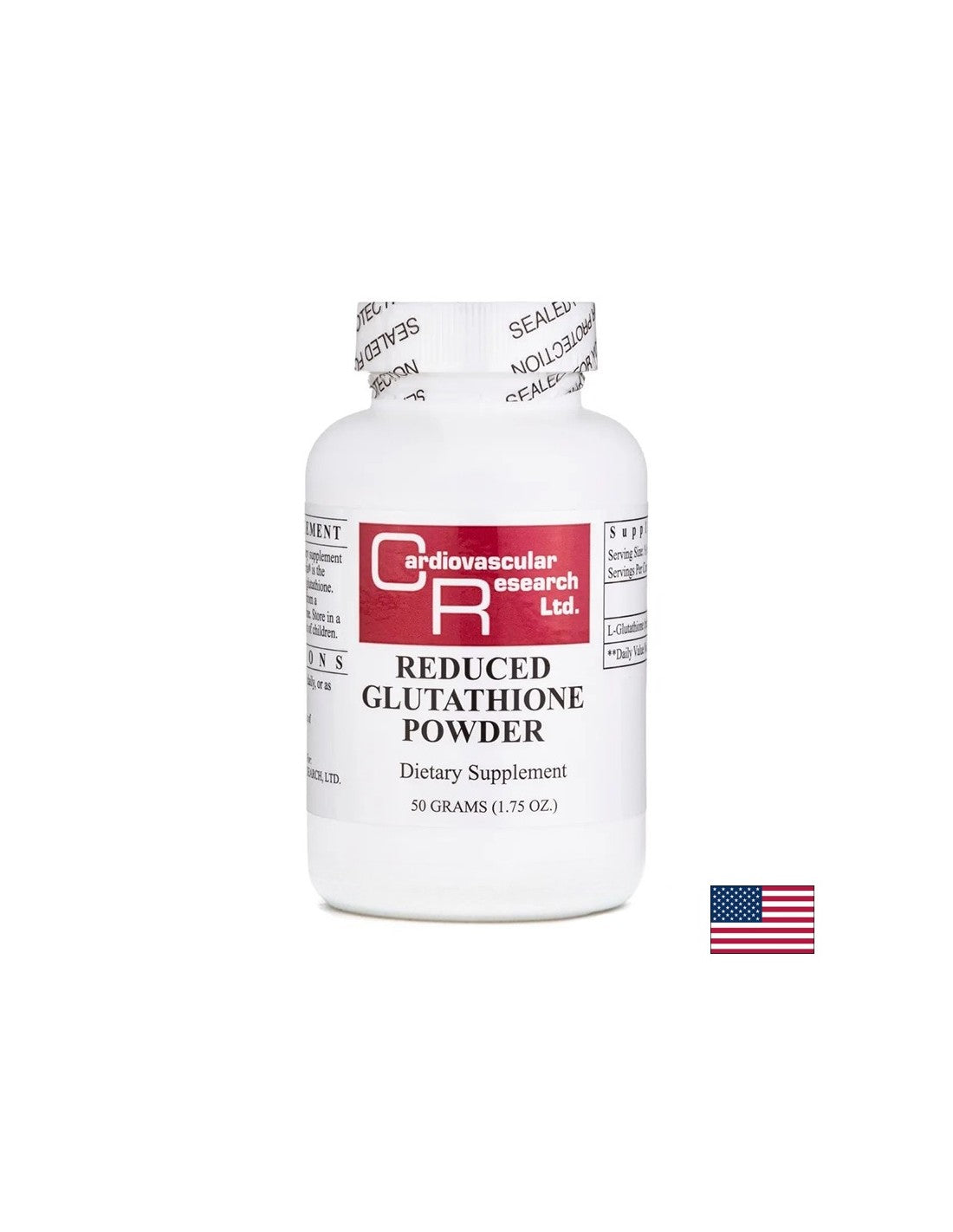 Protecție antioxidantă și sănătate hepatică - L-glutation Sertria redus, 50g pulbere