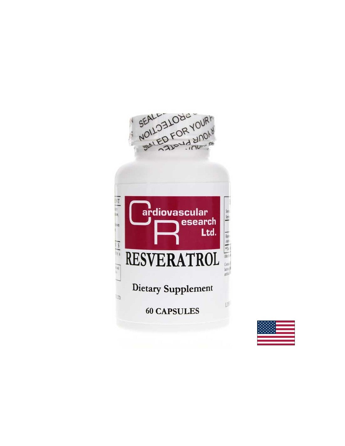 Resveratrol - Sănătate cardiovasculară, circulație, 250 mg, 60 capsule