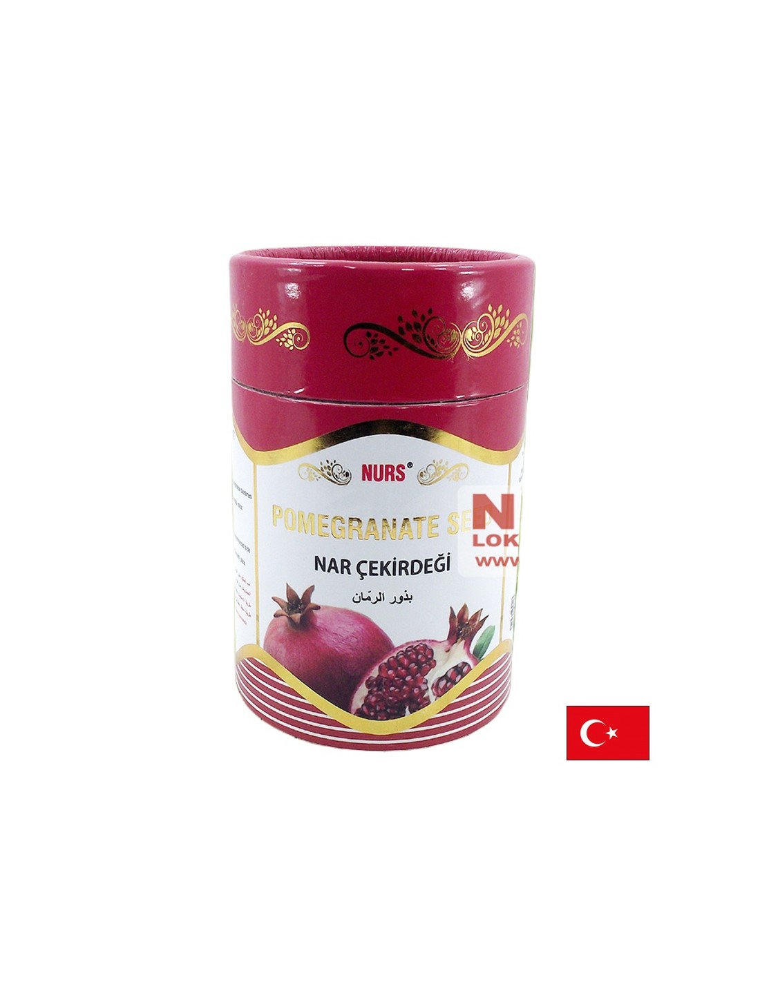Semințe de rodie pentru o inimă sănătoasă și protecție antioxidantă, 100 g, pudră