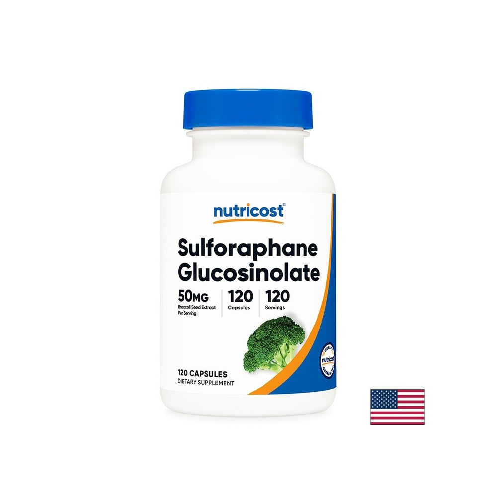 Antioxidant pentru ficat, creier și imunitate - Glucozinolat de sulforafan, 50 mg x 120 capsule