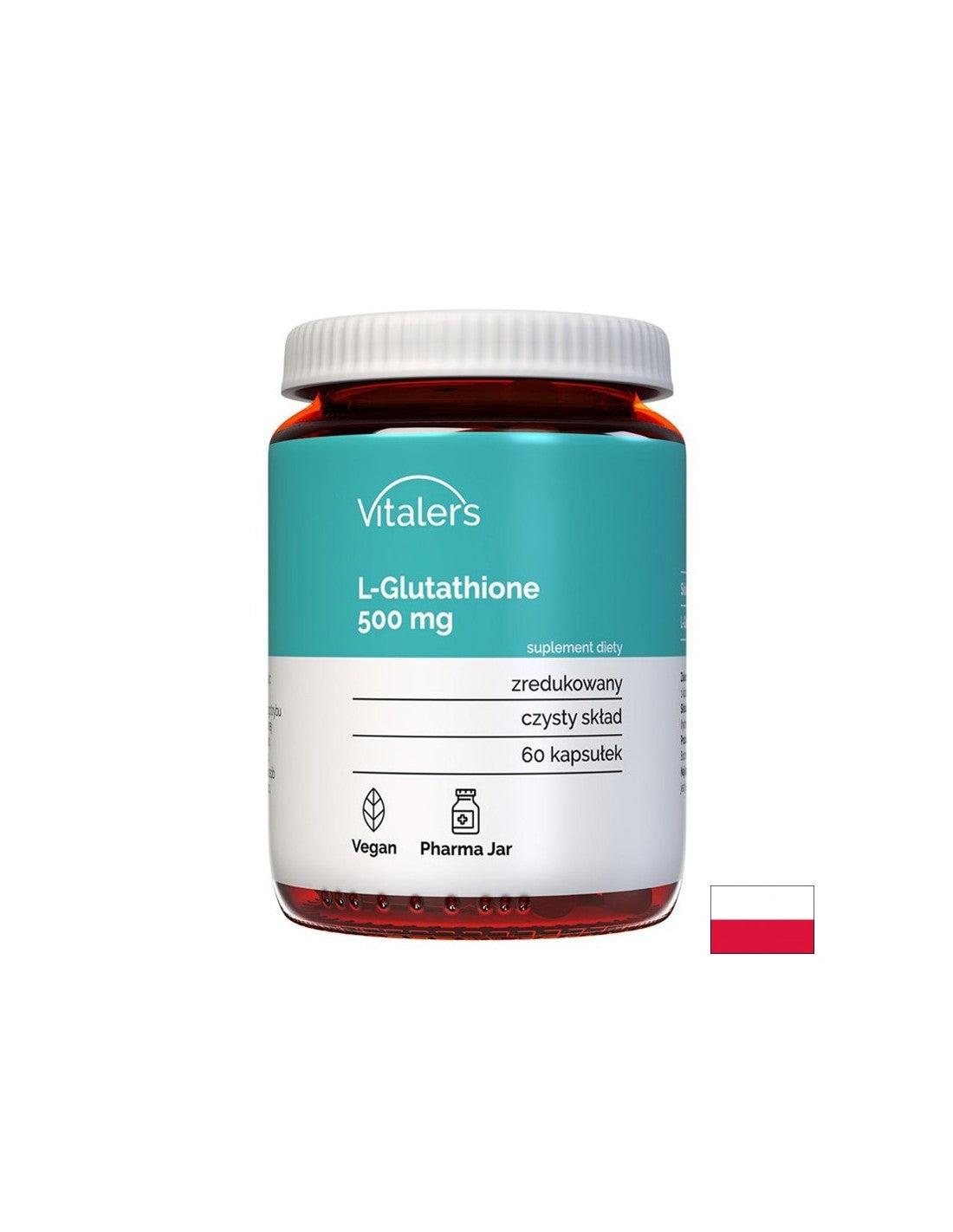 Antioxidant pentru un ficat sănătos - L-Glutation, 500 mg x 60 capsule