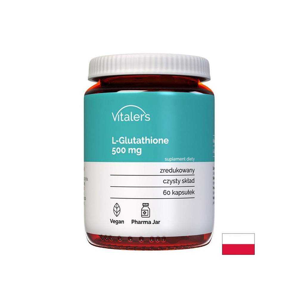 Antioxidant pentru un ficat sănătos - L-Glutation, 500 mg x 60 capsule