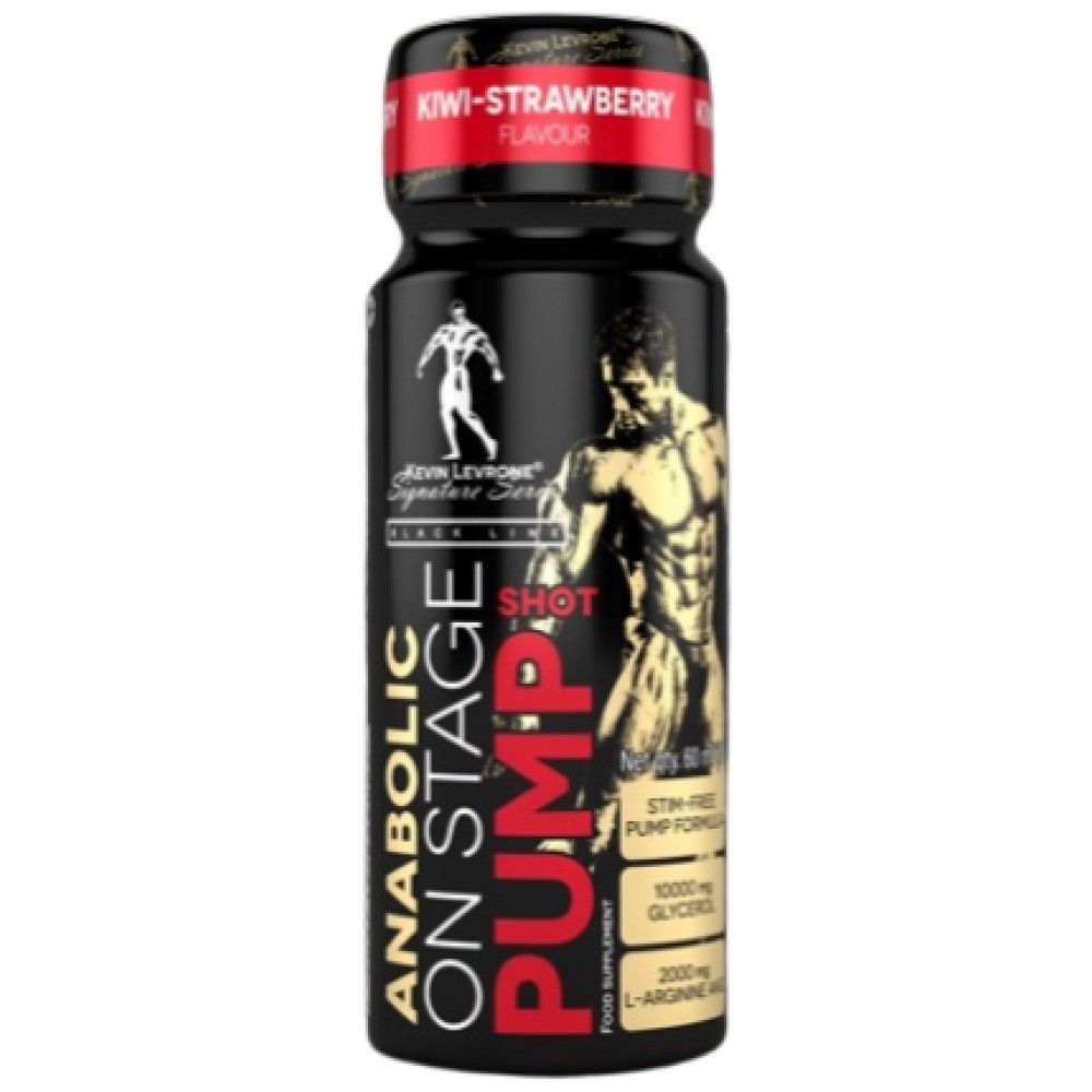Anabolic pe scenă Pump Shot | Glicerol fără stimulente și Mega Pompă AAKG - 60 ml