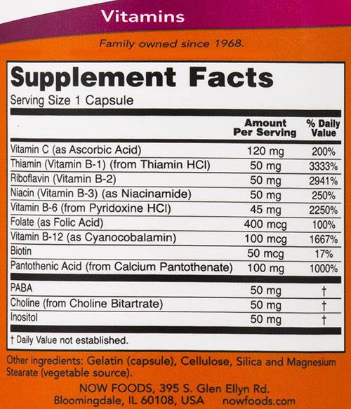 Vitamina B-50 [100 capsule, 100 doze]