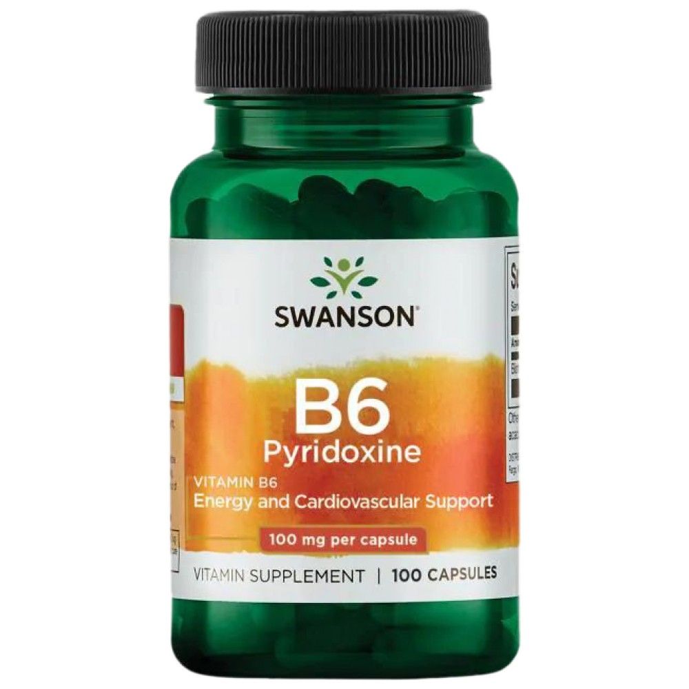 Vitamina B6 100 mg / Piridoxina - 100 capsule