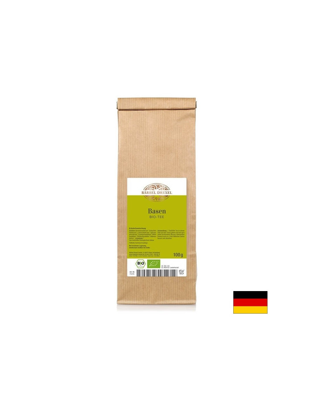 Basen Bio-Tee - BIO amestec de plante pentru echilibru alcalino-acid, 100 g Bärbel Drexel
