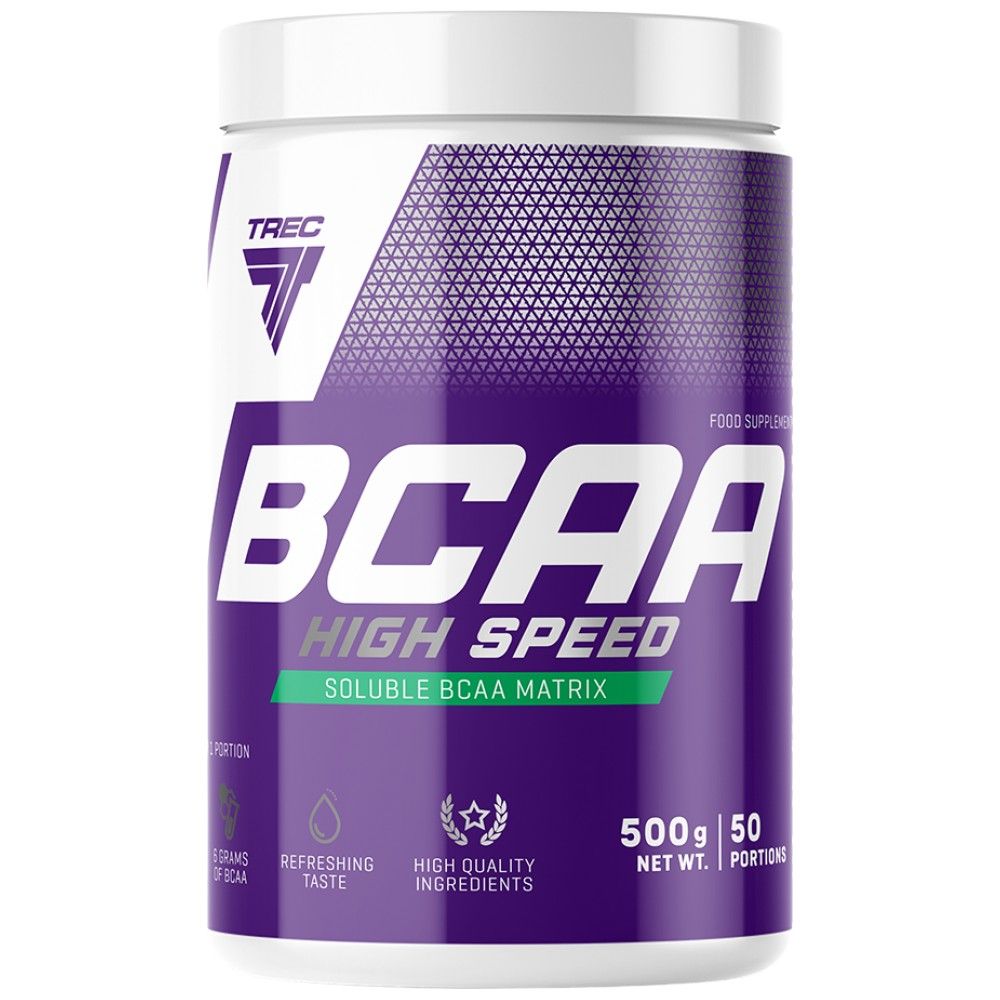 BCAA de mare viteză | Matrice BCAA solubilă - 500 de grame
