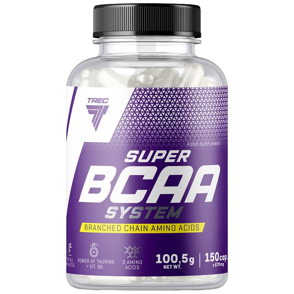Super BCAA System Caps - 150 capsule