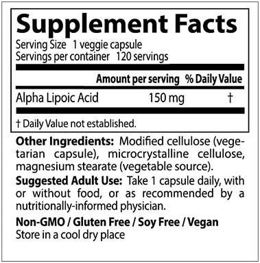 BEST Acid Alfa Lipoic 150 mg - 120 capsule