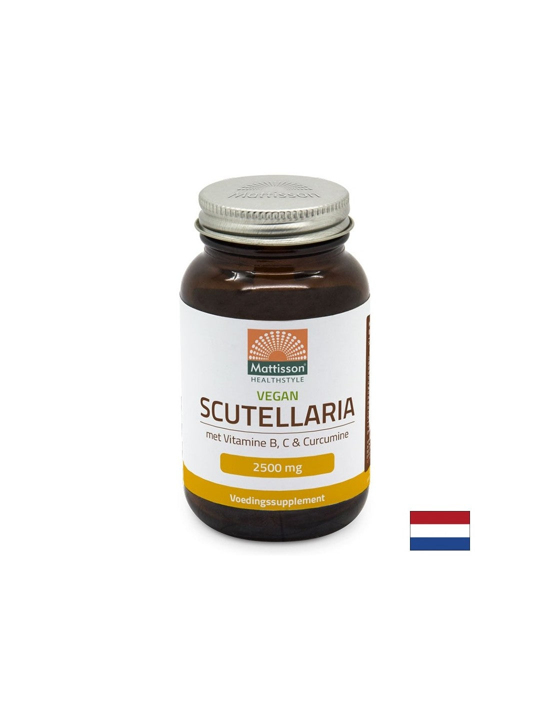Insomnie și imunitate - Scutellaria (Shelmnik Baikalski) + vitamina B, C și curcumină, 60 capsule Mattisson Healthstyle