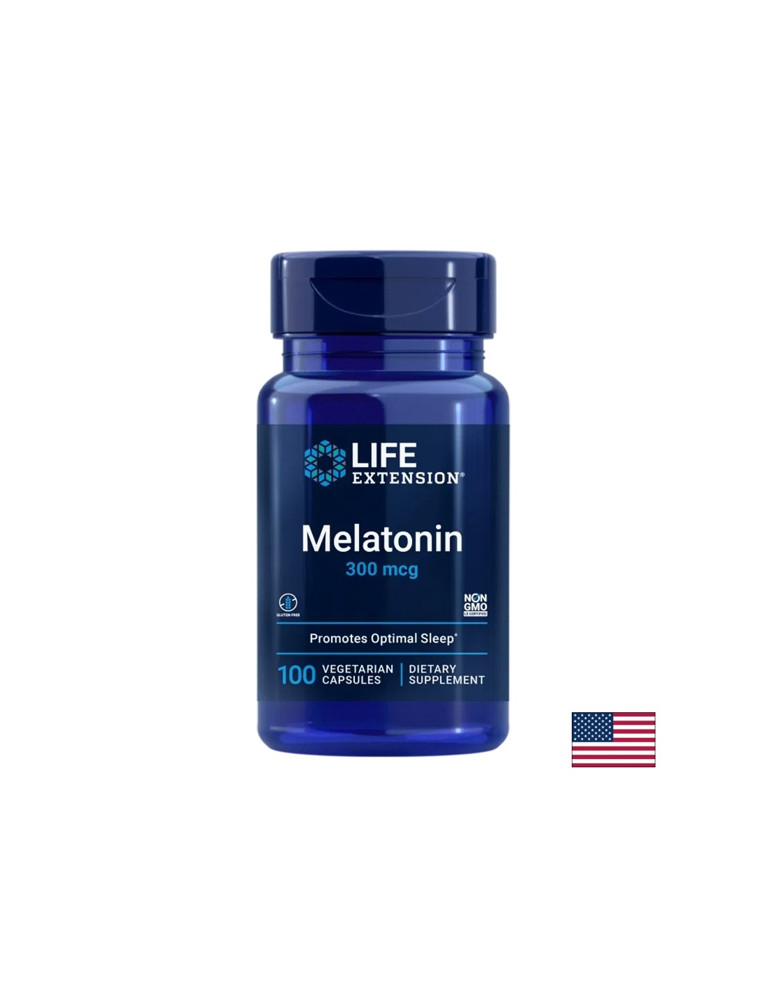 Insomnie - Melatonină, 300 µg x 100 capsule