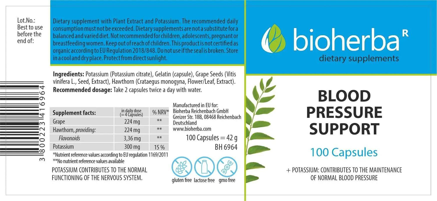 Sanatatea tensiunii arteriale - 100 capsule