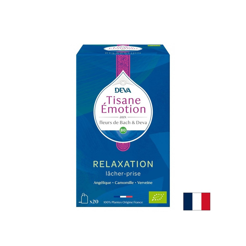 Ceai de plante pentru relaxare (cu elixiruri florale conform metodei Dr. Bach), 20 pliculețe de filtru