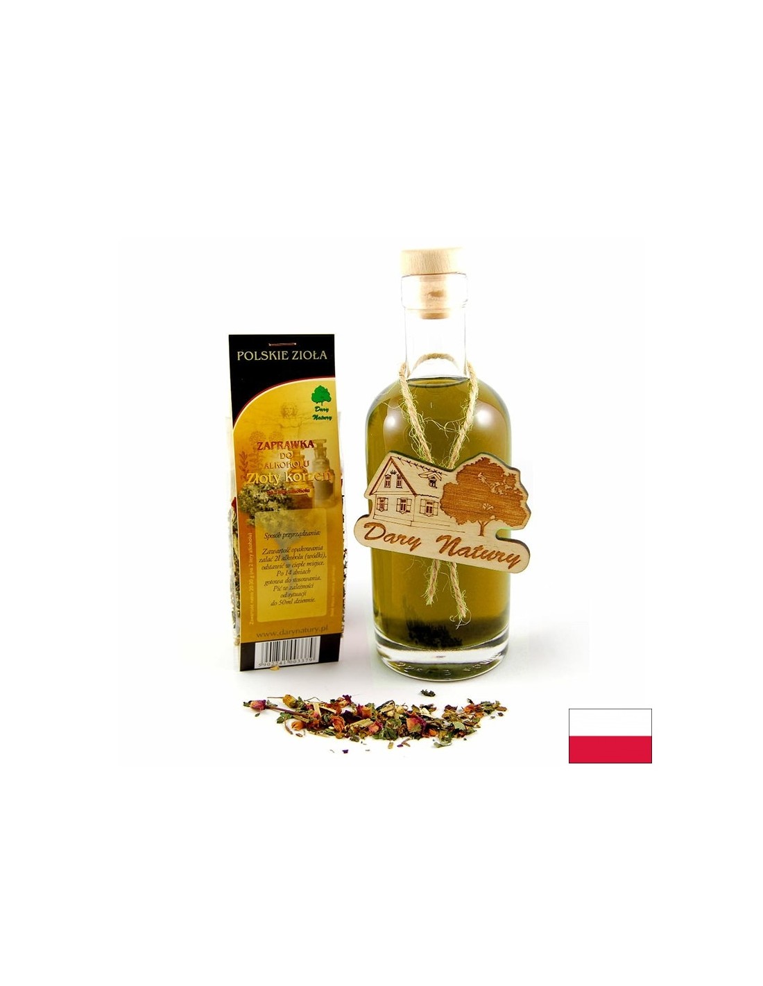 Amestec de plante pentru tinctură - rădăcină de aur, 20-30 g Dary Natury