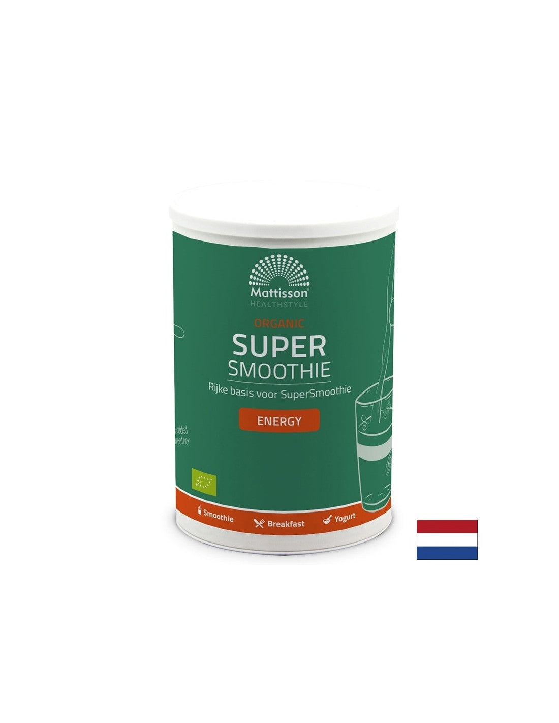 Mix Bio Energy Super Smoothie, 500 g pudră Mattisson Healthstyle