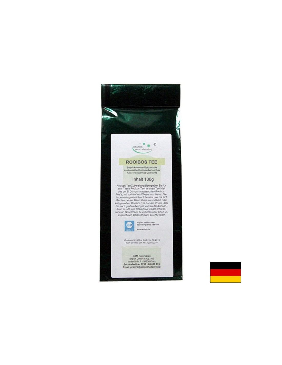 Bio Rooibos Tee - Ceai BIO Rooibos, 100 g El Compra