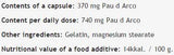 Pau D'Arco 370 mg - 100 capsule