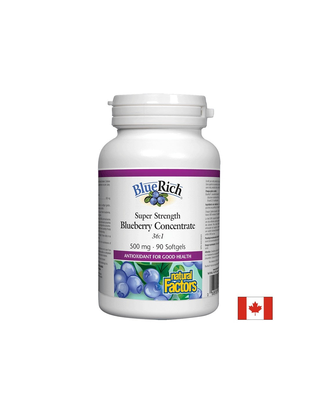 Concentrat Super Strength Afine 36:1 500 mg - 90 capsule de gel