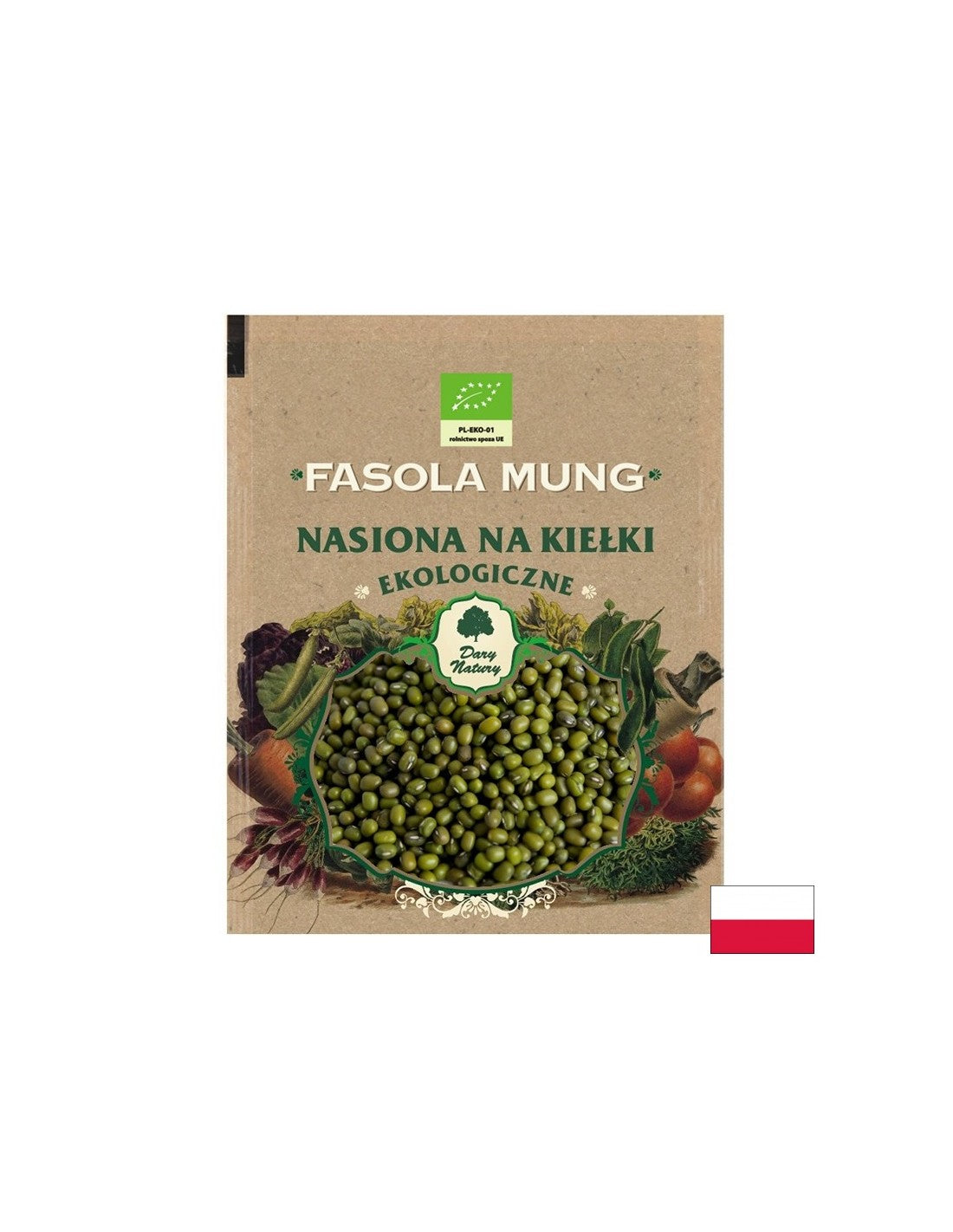 Fasole mung - Seminte pentru varza Bio, 50 g Dary Natury