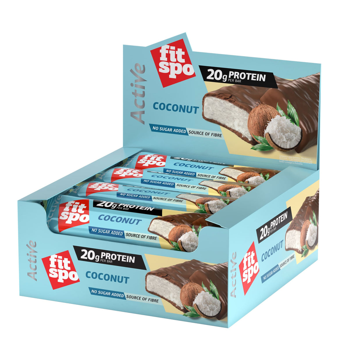 Nucă de cocos Active Bar - 12 x 60 grame