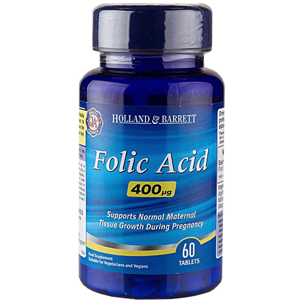 Acid folic 400 mcg - 60 comprimate