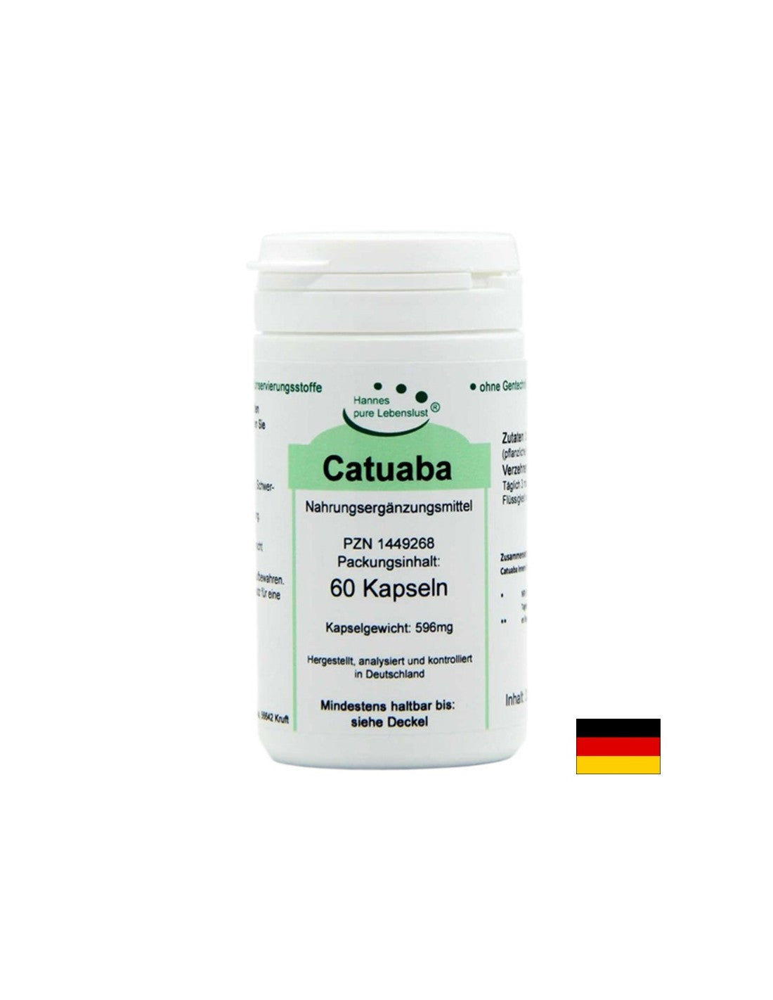 Catuaba - Catuaba - pentru sistemul nervos, 60 capsule