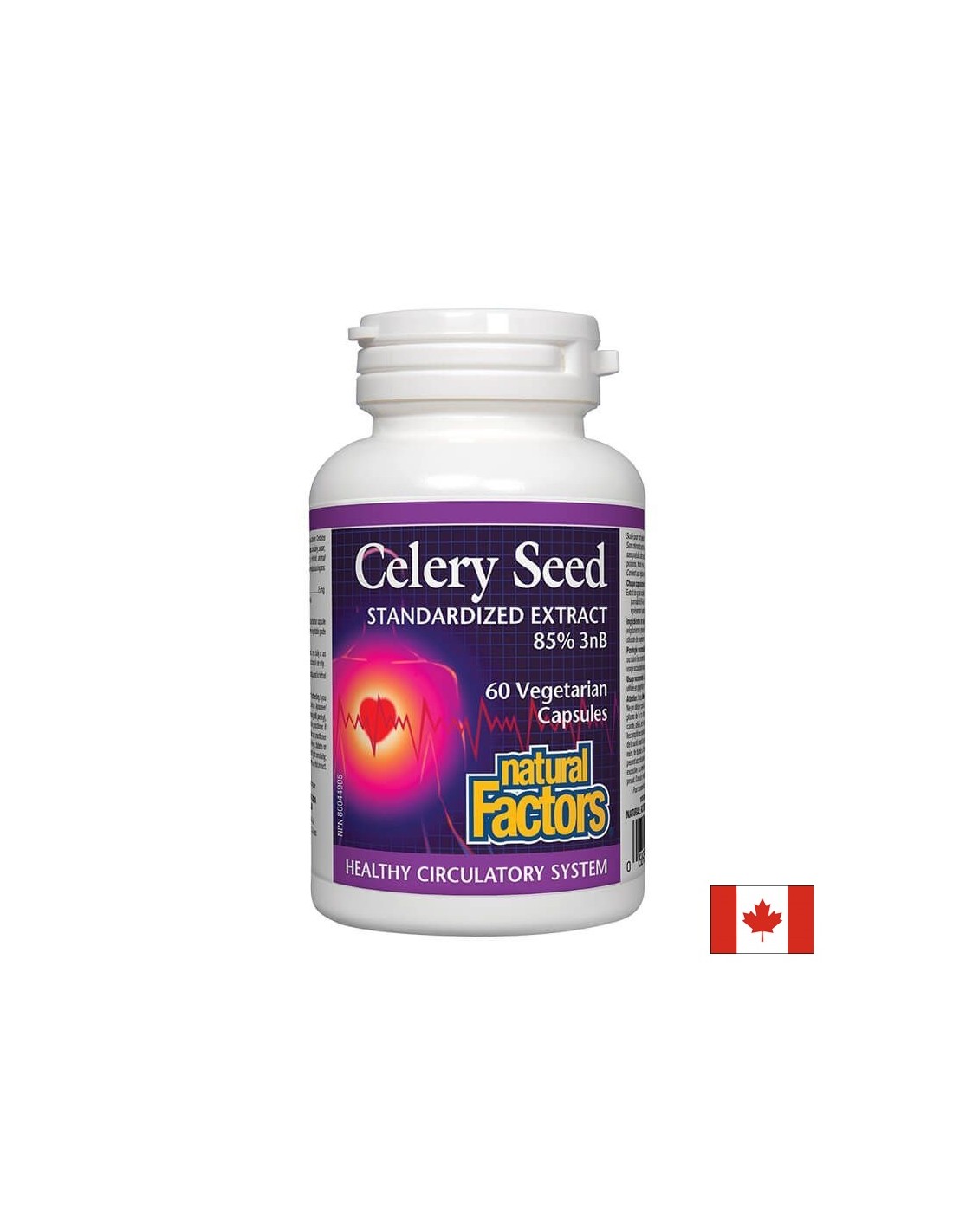 Extract standardizat din semințe de țelină 85% 3nB 75 mg - 60 capsule