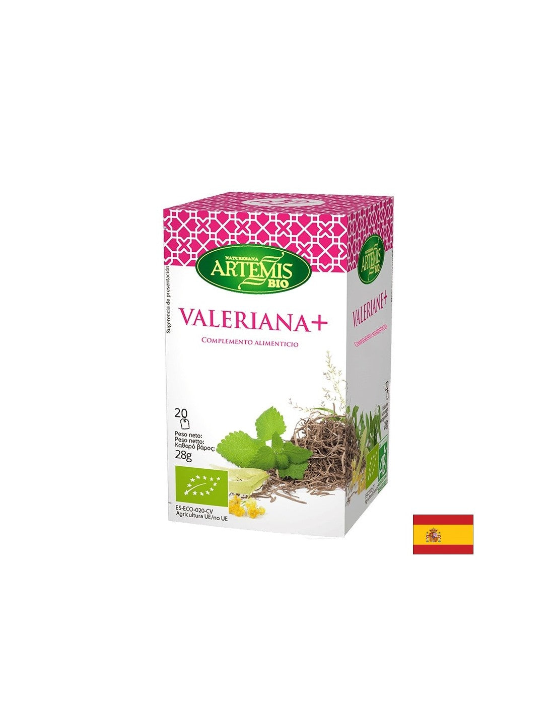 Ceai de valeriana + ierburi, 20 pungi filtru Herbes del Moli