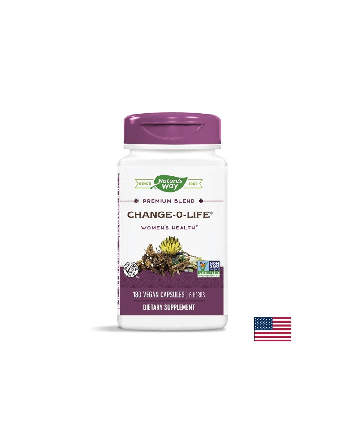 Change-O-Life / Change-O-Life / Pentru menopauză, 180 capsule Nature's Way