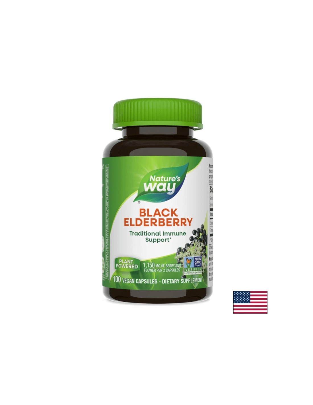 Fructe de soc negru 575 mg - 100 capsule