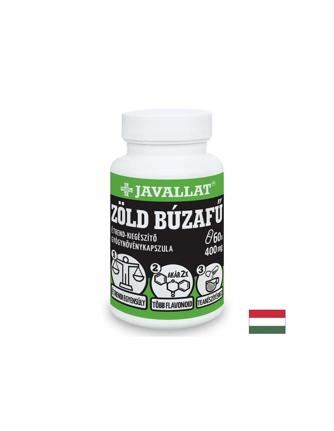 Ficat și digestie bună - Iarbă de grâu, 400 mg x 60 capsule