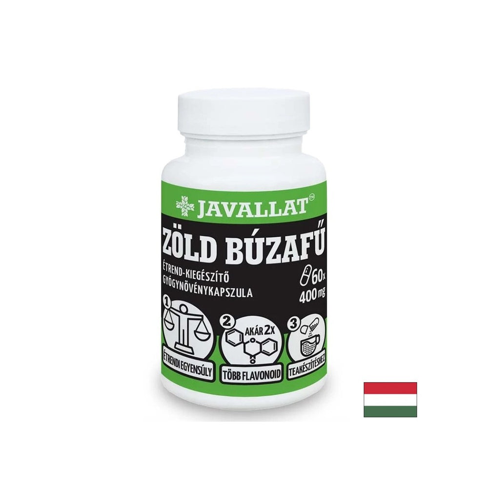 Ficat și digestie bună - Iarbă de grâu, 400 mg x 60 capsule